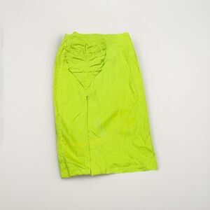 Farm Rio Mia Linen Bright Green Midi Skirt Size Medium